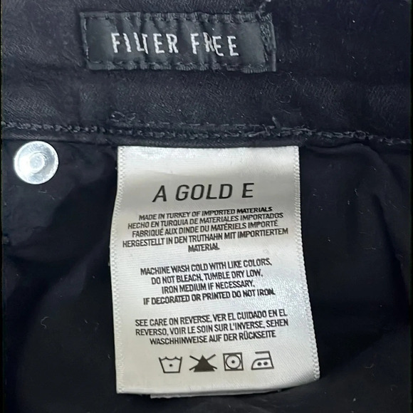 Agolde Filter Free Skinny Jeans in Black - Size 29 - Picture 7 of 8